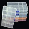 Scatola Organizer Trasparente Relaxdays 9 Scomparti | Portautensili Con Maniglia | 14,5x33x19 Cm - Foto 12