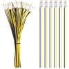 YIXISI 25 Pezzi 17mm Pre Cablato Striscia LED SMD, 2835 SMD LED, Modellismo LED, Luce Autoadesiva 12-18V, Giallo