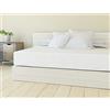 BANZAII TEXTILE INNOVATOR ONLINE Banzaii Lenzuolo sotto con Angoli in Microfibra trattamento Manopesca, No Stiro, Matrimoniale 160/170 x 190/200 x 30 cm, adatto sia a materassi alti che bassi, Bianco Made in Italy