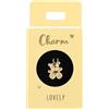Depesche 11834-017 Charm Lettera S, Pendente Placcato Oro per collane, bracciali e Orecchini, Ideale Come Piccolo Regalo, Multicolore, Normal