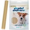 Croci Dental Defence, Snack Cani per l'Igiene Orale, Bastoncini da Masticare, Pulizia Denti Cane, Gusto Latte, 8 Pezzi, 60 g