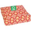 Molly Mutt Coperta per letto per cani enorme, stampa papillon, misura 91 x 114 x 12 cm, 100% cotone, resistente, traspirante, sostenibile, lavabile in lavatrice