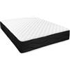 Homey Portanza Materasso viscoelastico Reversibile Sleep PRO (Lato Inverno-Estate) Rigidità-Durezza Medio-Alta, Spessore 30 cm, Memory Foam, Nero/Bianco, 80 x 180