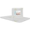 baby idea Materasso Lettino Campeggio Sfoderabile Pieghevole a Norma EN16890:2017 Federa Tessuto Aloe Certificato Oeko-tex® Interno Certificato Certipur™ 60x120x4 OMAGGIO Borsa da Viaggio (Aloe)