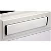Yale yes-lp-whbk Essentials cassetta postale 30,5 cm, bianco/nero