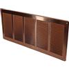 La Ventilazione GRA5424 Griglia rettangolare da sovrapporre, Rame, 540x240 mm