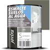 JOVIRA PINTURAS Smalto per pavimenti con acqua. Specialmente per i pavimenti di garage, magazzini, palestre, lavanderie, campi da gioco, campi sportivi, ecc. (750 Millilitri, Grigio)
