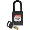 Brady Lucchetto Safekey Compact, 33mm x 67mm x 19mm, Nero