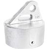 Alberts 655037 Tappo per puntone, alluminio, per tubo Ø 60 mm