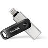 SanDisk 128GB iXpand Flash Drive Go with Lightning and USB 3.0 connectors, for iPhone/iPad, PC and Mac