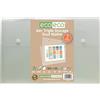 eco-eco A4+ 95% Riciclata Trasparente Libero Portafoglio Triple Stud bagagli