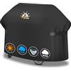 Zettum Copertura Barbecue da 139 cm, Copri in PU per BBQ Weber, Oxford 600D Impermeabile Telo Esterno per Nexgrill, Monument, Dyna-glo, Brinkmann e altri (139 x 61 x 106 cm)