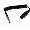 HangTon Connect Cavo elettrico a spirale XLR 4 pin femmina a 2 pin per Alexa RED 12V