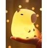 YuanDian Capybara Notte Luce Adorabile Regalo per Donne, Ragazze e Bambini. Decora la Cameretta dei Bambini con Graziose Luci Notturne in Silicone per Neonati
