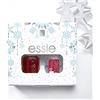 Essie Kit Manicure Effetto Semipermanente Edizione Limitata, Smalto + Top Coat, Bordeaux + Good to Go