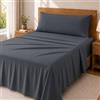 Degrees Home Premium - Set Lenzuola 3 Pezzi in Microfibra Spazzolata (90X200) - Lenzuolo con Angoli, Lenzuolo Piatto e 1 Federa 80X50 - Extra Morbido, Anti-Piega e Certificato Oeko-Tex