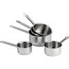 Baumalu 340548 - Set 5 pentolini con beccuccio versatore, Diametro dai 12 ai 20 cm