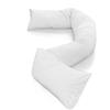 FABE | Cuscino Nodo Multiposizione, Cuscino Gravidanza Stretto e Lungo, Imbottitura di Fibra Naturale Tencel™, Traspirante, Igroscopico, 35x285x14h, 3500g