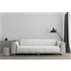 Italian Bed Linen COMFORT copridivano antiscivolo made in Italy, Bianco, 4 Posti