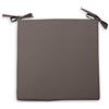 Soleil d'ocre Alix Cuscino per Sedia impermeabilizzato, Marrone (Moka), 40 x 40 x 5 cm