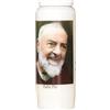 Hautekiet 1332265 Padre Pio Candela 9 giorni 6,8 x 20 cm, Modelli Assortiti
