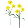 Flair Flower Narcisi artificiali, fiori artificiali, fiori artificiali, composizioni floreali, decorazione primaverile, narciso, decorazione pasquale, campanella pasquale, decorazione da tavolo, set