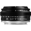 TTArtisan APS-C 25mm F2 Lente con corpo in metallo compatibile con Fuji X Mount - Nero