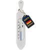 TFA Dostmann Termometro analogico da Bagno, 14.3018.02, Senza BPA, con Liquido di misurazione Naturale, Bianco, Lunghezza 37 x Larghezza 11 x Altezza 195 mm