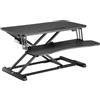 LogiLink EO0054 - Supporto da scrivania con ripiano per tastiera, portata fino a 20 kg, regolabile elettricamente, colore: Nero