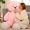MorisMos Orso Peluche Gigante 130 cm, XXL Rosa Orsacchiotto Peluche Grande, Kawaii Pupazzo Orsetto, Morbido Teddy Bear Regalo per Bambino Fidanzata Lei Lui Compleanno Decorazioni