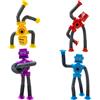 Steemjoey 4 Pezzi Giocattolo Robot con Ventosa Telescopica, Giocattoli Sensoriali Robot, Giocattolo Educativo Robot, Regalo di Compleanno per Ragazzi e Adulti per Alleviare lo Stress e l'ansia