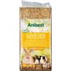 Anibest Paglia naturale, lettiera per piccoli animali, 100% naturale per tutti i roditori e piccoli animali, conigli, criceti, porcellini d'India e Co, assorbente, termoisolante, Made in Germany, 0,8