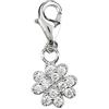 Depesche 11785-078 Charms Express Yourself - Ciondolo per collane e bracciali, Quadrifoglio, Placcato Argento, Come Piccolo Regalo