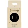 Depesche 11833-009 Orecchini creoli, placcati Oro, Ideali Come Piccolo Regalo