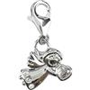 Depesche 11785-106 Charms Express Yourself - Ciondolo per collane e bracciali, Angelo, Placcato Argento, Come Piccolo Regalo