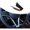 DIYUCAR Cornice decorativa per volante in stile fibra di carbonio, in plastica ABS, per Giulia Stelvio 2017 2018 2019