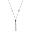 Collana Donna Nomination Easychic In Argento 925 E Cubic Zirconia, Lunghezza 38-44 Cm, Con Chiusura A Moschettone, Made In Italy