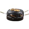 Bestron Forno per pizza fino a 4 persone, Pizza dome per piccole pizze (Ø 10 cm), con cupola in ceramica, circa 10 minuti di cottura, 800 Watt, colore: Nero
