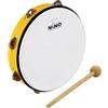 Nino Percussion Tamburello in ABS - Giallo (Nino24Y)