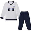 Inter Set Neonato Maglietta a maniche lunge e pantaloni lunghi, Unisex 0-24 mesi, 100% cotone