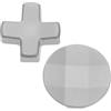 LT Easiyl 2Pcs Metal D-Pads Paddles Replacement Parts Directional Pad Kits Compatible with Xbox One Elite Series 2 Compatible with Xbox Elite 2 Core, Silver