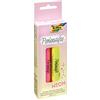 folia Set di penne perle Neon, 2 da 30 ml colore giallo e rosa, a base d'acqua, per colori 3D su carta, tessuto, legno, ceramica, dopo l'asciugatura, impermeabile, lavabile.