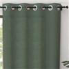 Soleil d'ocre Panama Tenda con occhielli, in puro cotone, Verde (Kaki), 140 x 300 cm