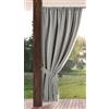 Eurofirany GARDEN Tenda per Esterni con Tasca Per Asta - 1 Pezzo. Tende impermeabili per Terazze, Tenda per Gazebo Pergolata Patio Balcone, Protezione Solare e Privacy, 155x200 cm, Grigio Chiaro