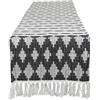 DII Southwest, runner da tavola in cotone, nero/grigio