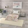 Italian Bed Linen Trapuntino Estivo Linea BASIC Made in Italy Copriletto Stampato in Morbida Microfibra - Trapunta Primavera Estate Mezza Stagione - Marea, Singolo 160x240cm