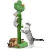Mora Pets Tiragraffi per Gatti Cactus 83 cm Colonne Tiragraffi Albero per Gatti Adulti Palo in Naturali Sisal