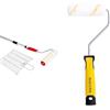 PENNELLIFICIO 2000 | Set Pittura Professionale Composto da Rullo, 10 Rullini, Asta in Alluminio da 200 cm e Retina in Metallo Scola-Rullo, Indicato per Pitture da Interni e Idropitture - Made in Italy
