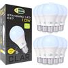 CLAR - Lampadina LED E27 10W, Luce Fredda 6000K, Equivalente 80W, (Pack 10)