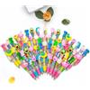 lttorjf 15 Penne Regalini Fine Festa Compleanno Penne Multicolore Bambini 4 Colori Gadget Compleanno Retrattili Divertenti Per Animali Carini Cancelleria Regali Per Feste Bambini